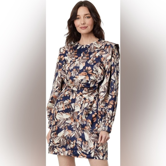 En Saison Arabella Mini Dress in Navy Blush - Picture 1 of 5